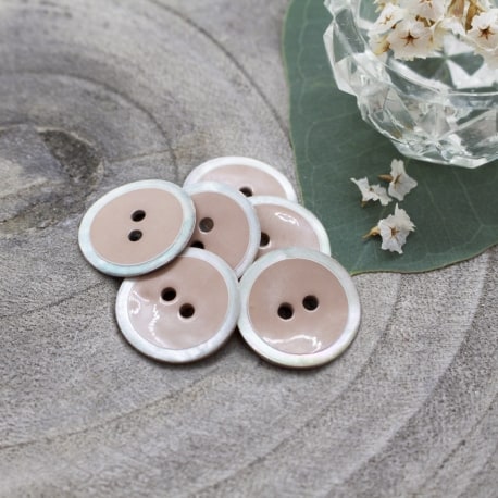 Halo Buttons - Blush