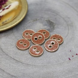 Boutons Joy Glitter - Chestnut