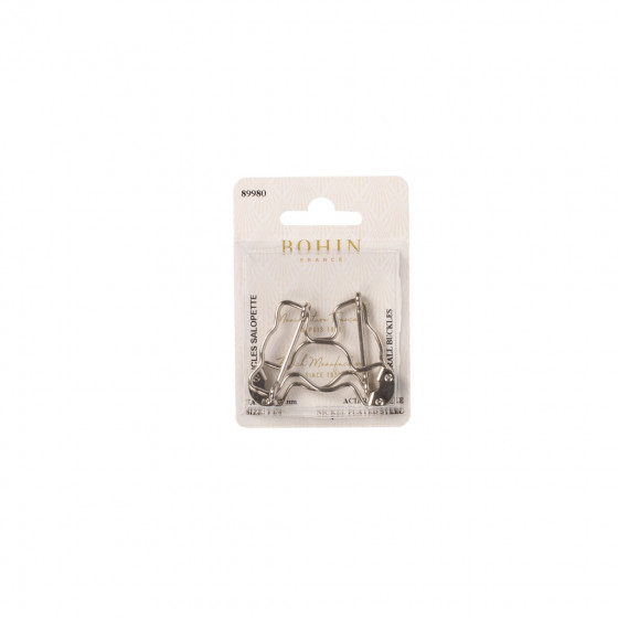 Dungaree Buckle Silver x 2 - 32mm