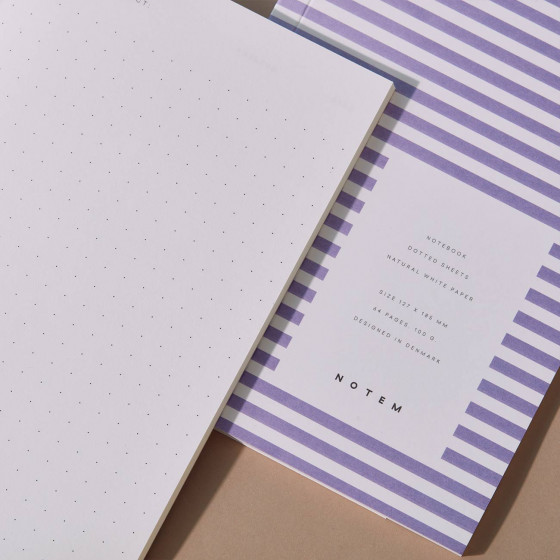 Small Notebook - Dotted Pages - Lavender