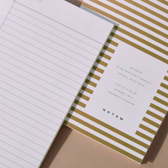 Small Notebook - Lined Pages - Ochre