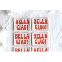 "Bella Ciao" Woven labels