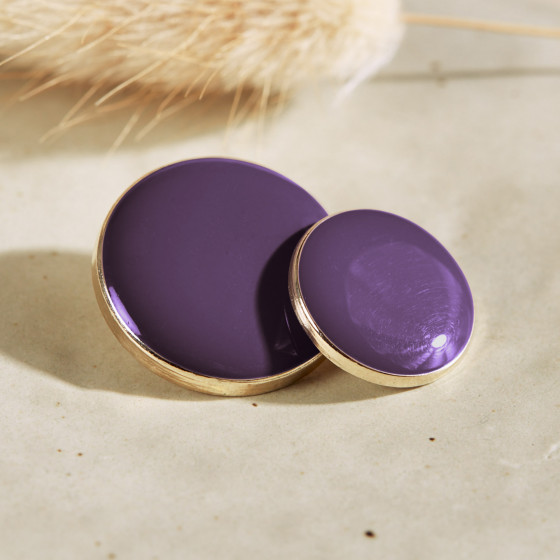 Dotty Buttons - Majestic Purple