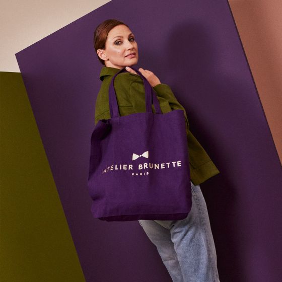 Limited Edition Maxi Tote Bag "Majestic Purple"