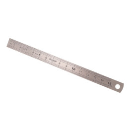 Metallic Ruler 15 cm