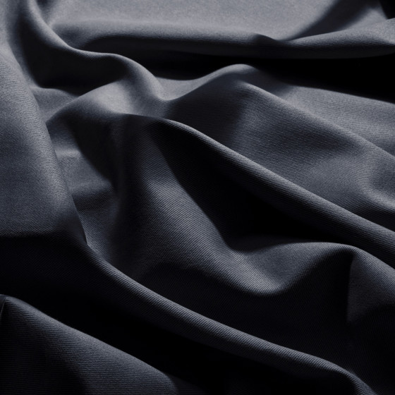 Gabardine Deep Charcoal Fabric Remnants