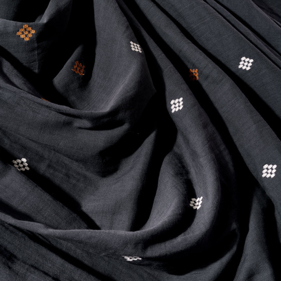 Jaan Deep Charcoal Fabric