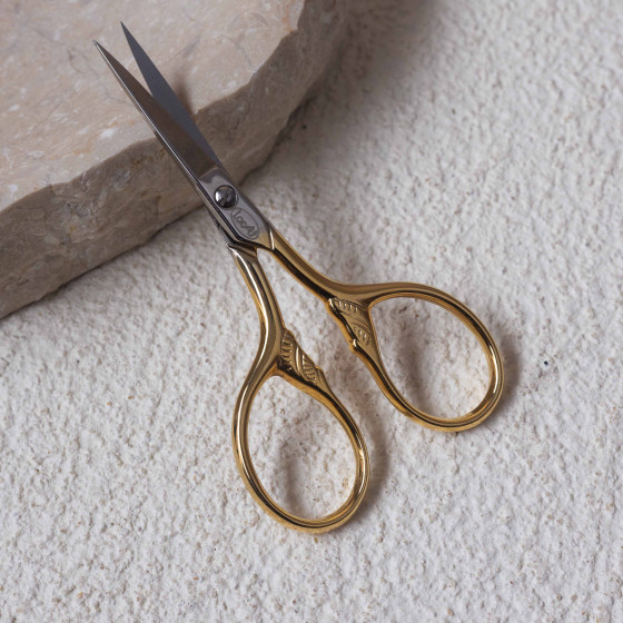 Gold embroidery scissors - 9 cm