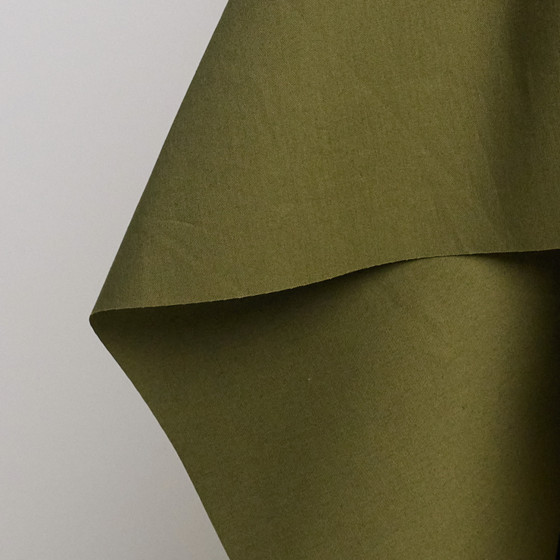 Water-Repellent Cotton Ivy Green Fabric