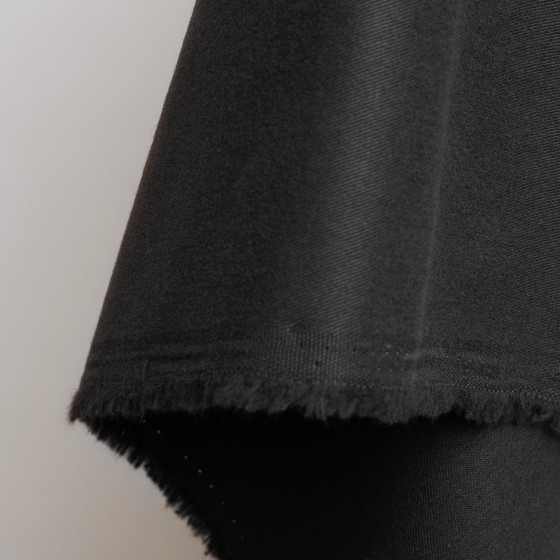 Gabardine Light Black Fabric