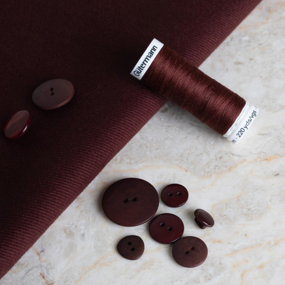 Gabardine Crispy Brownie Fabric