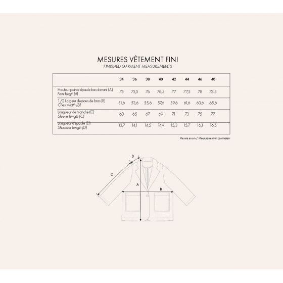 LE Blazer -Paper Sewing Pattern