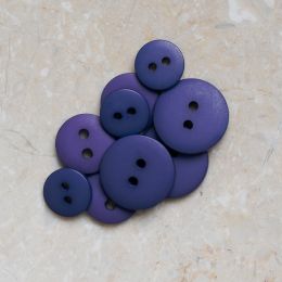 Classic Matte Buttons - Cobalt