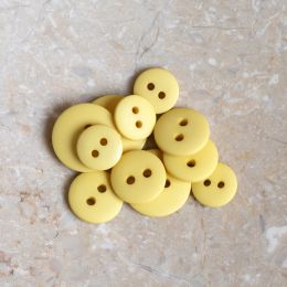 Classic Matte Buttons - Lemon