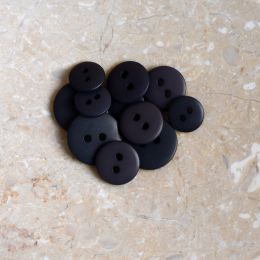 Classic Matte Buttons - Night/Deep Charcoal