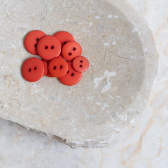 Boutons Classic Matte - Tangerine