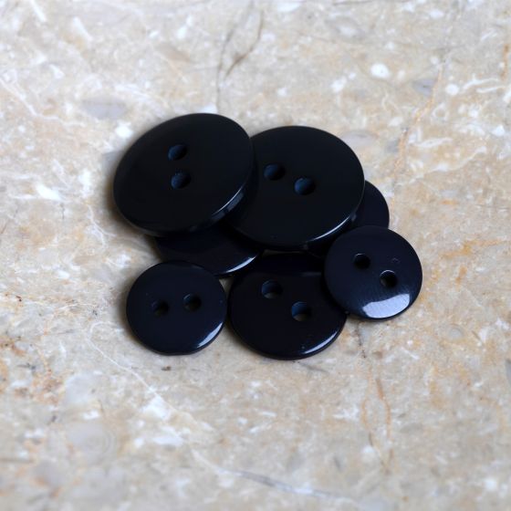 Boutons Classic Shine - Black