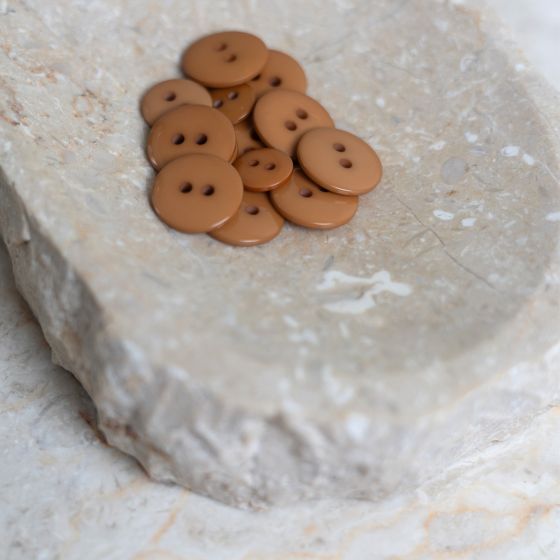 Classic Shine Buttons - Ochre