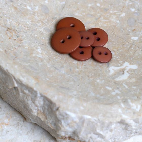 Boutons Classic Matte - Chestnut