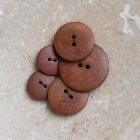 Palm Buttons - Chestnut