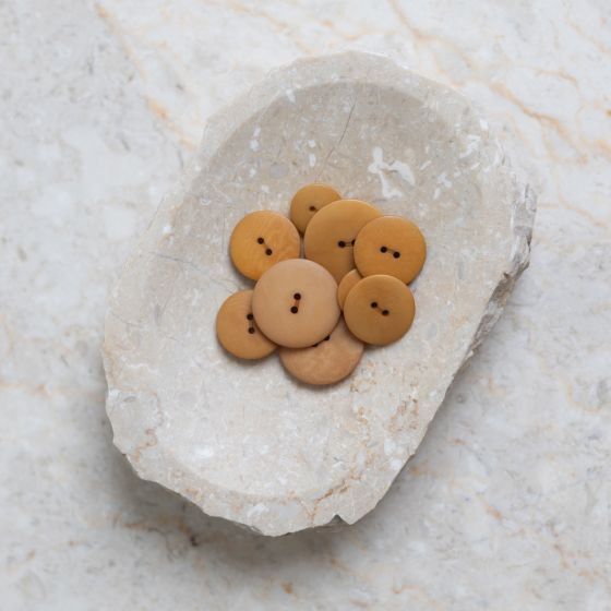 Palm Buttons - Ochre