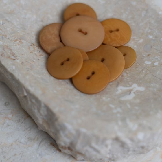 Palm Buttons - Ochre