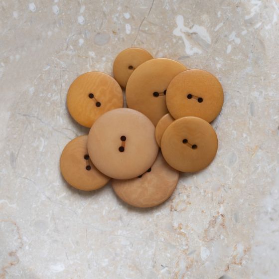 Palm Buttons - Ochre