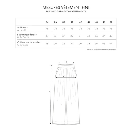 LA Jupe Défendue - PDF Sewing Pattern