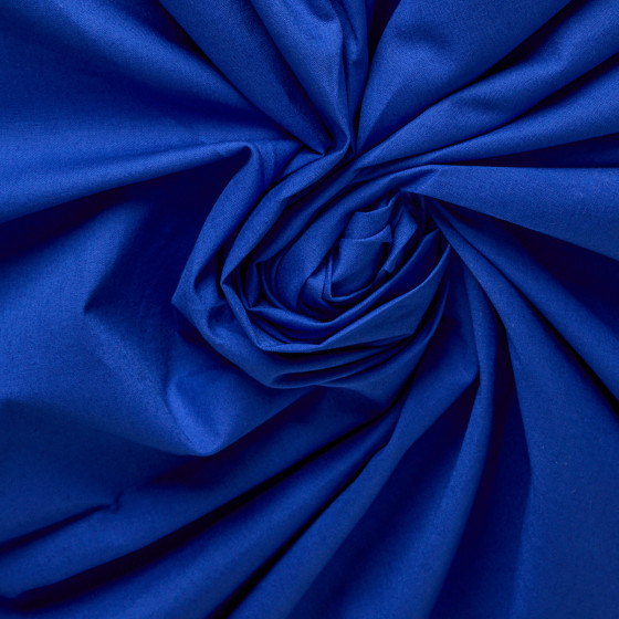 Poplin Hypnotik Blue Fabric