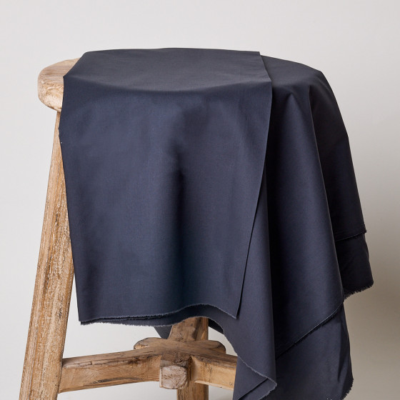 Poplin Deep Charcoal Fabric