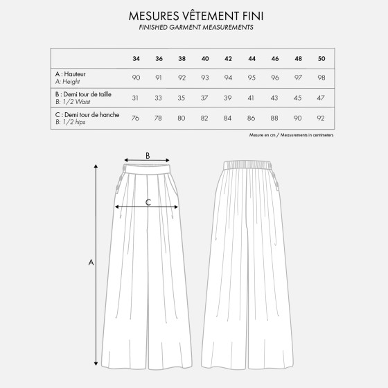 LA Jupe Culotte - Paper Sewing Pattern