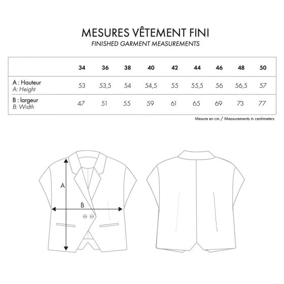 LA Veste Spencer -Paper Sewing Pattern