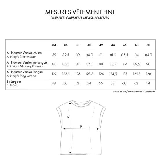 LE T-SHIRT - Patron Pochette