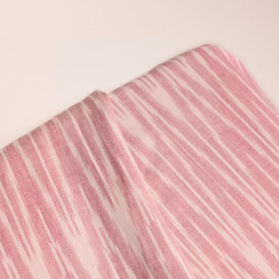 "Ikat Mani Pink" Fabric