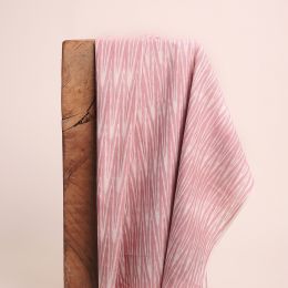 "Ikat Mani Pink" Fabric