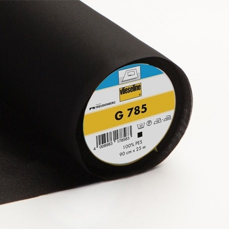 Vlieseline G785 - noir x 10 cm