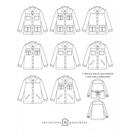 Tempo jacket-Sewing pattern-Atelier Scämmit
